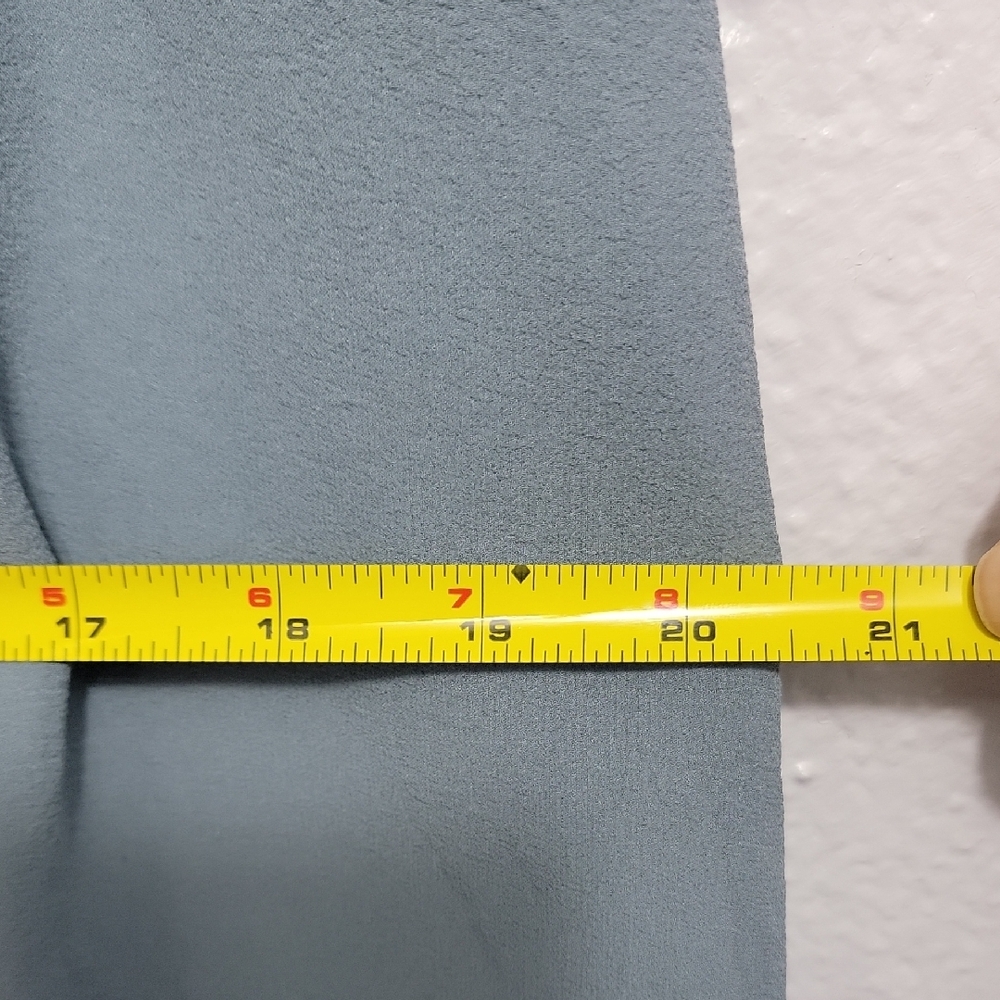 Eileen Fisher 100% Silk Boxy Top | Light Blue Short Sleeve | M - Picture 15 of 16
